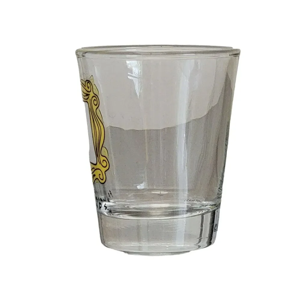 Friends Shot Glass Yellow Picture Frame Monica Rachel Door TV Collectible‎ Gift